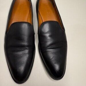 Everlane black leather loafers, size 8 US